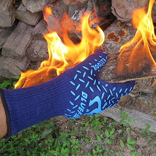 BlueFire Pro Extreme Protection Cooking Grilling Gloves 